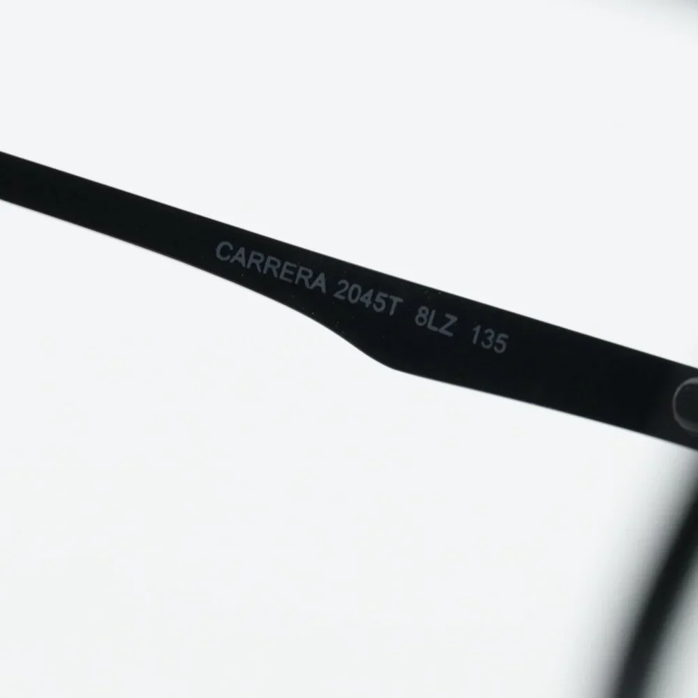 Carrera CARRERA2045T 08LZ 00 Junior Eyeglasses Black/Orange Square Frame